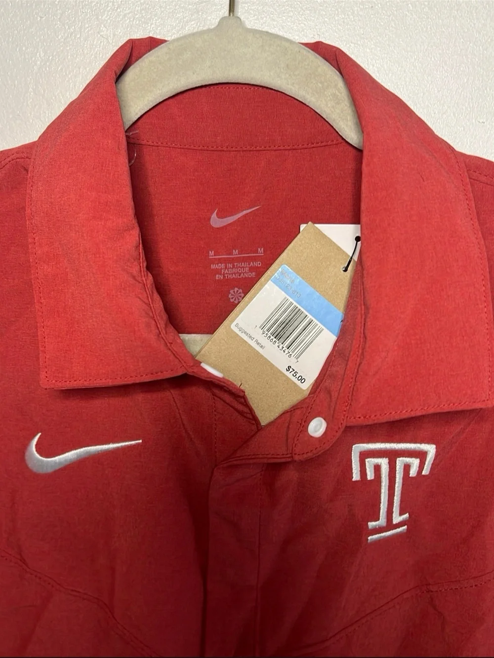 Nike Red Temple 'T' Polo Shirt